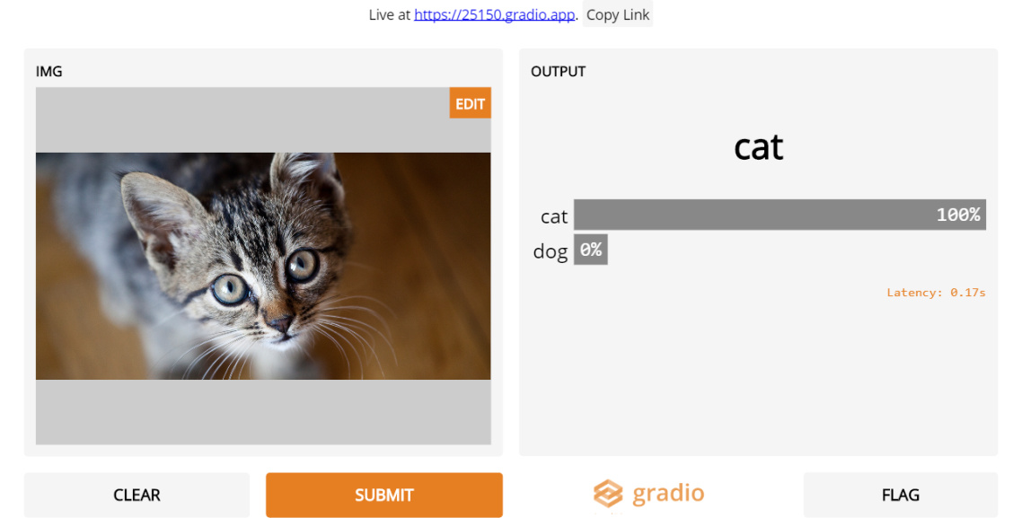 Gradio - an easy way to create an ML web app - Part 1 (2020) - fast.ai  Course Forums