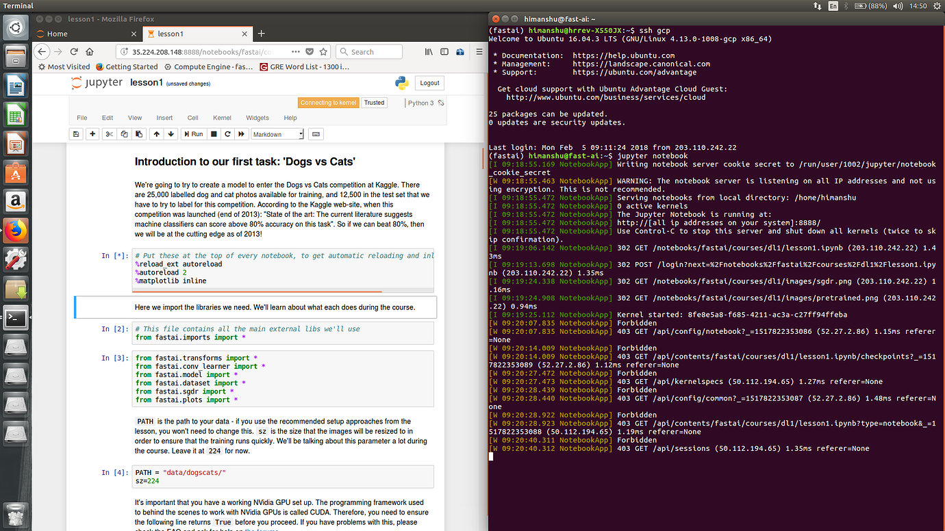 Jupyter Can t Connect To Kernel Part 1 2017 Fast ai Course Forums