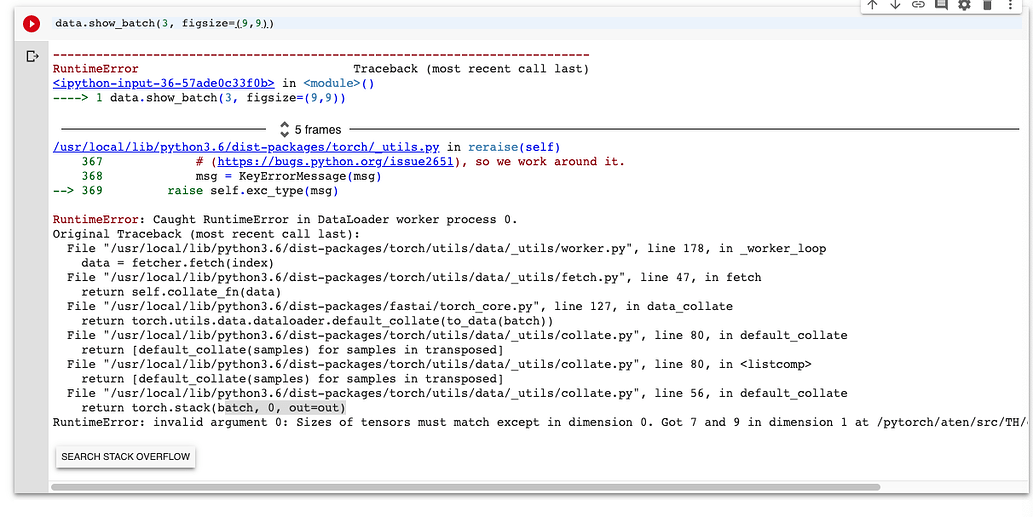 RuntimeError in DataLoader worker process 0 - Part 1 (2019) - fast.ai ...