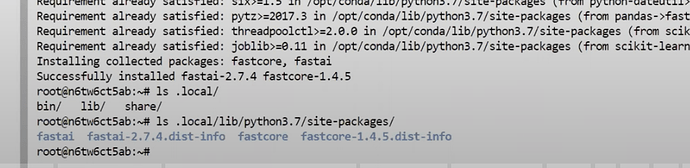 fastai-install-place