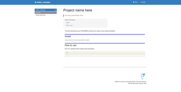 Screenshot_2020-08-23 Project name here nbdev_template