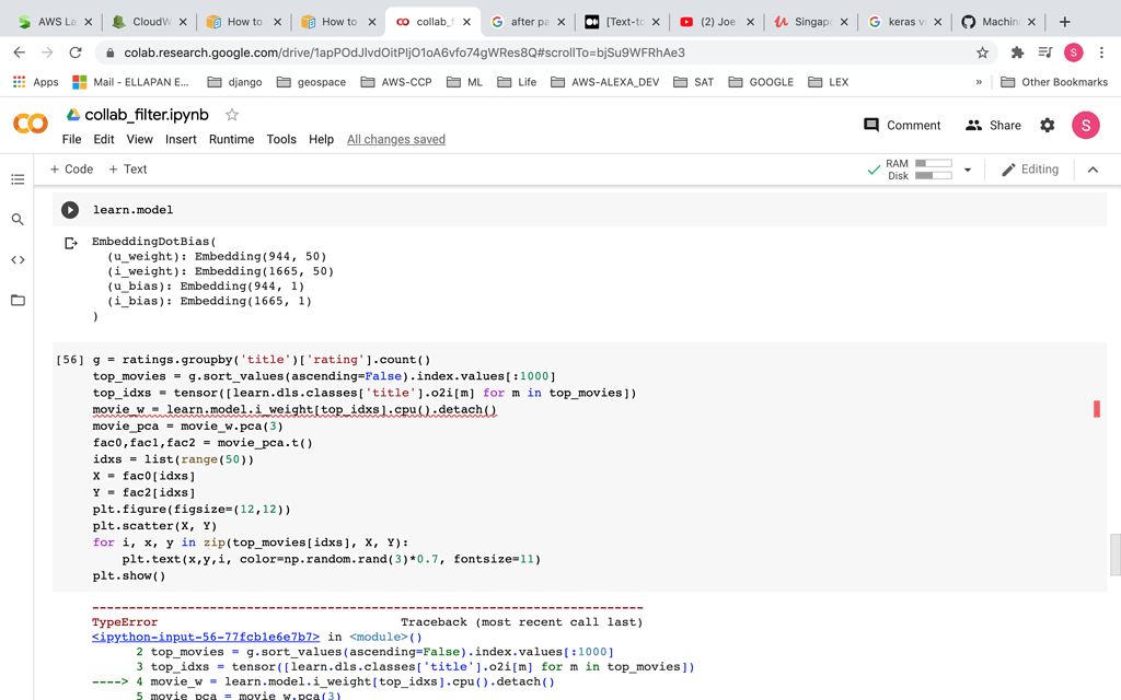 Unable to visualize embedding distances - Part 1 (2019) - fast.ai ...