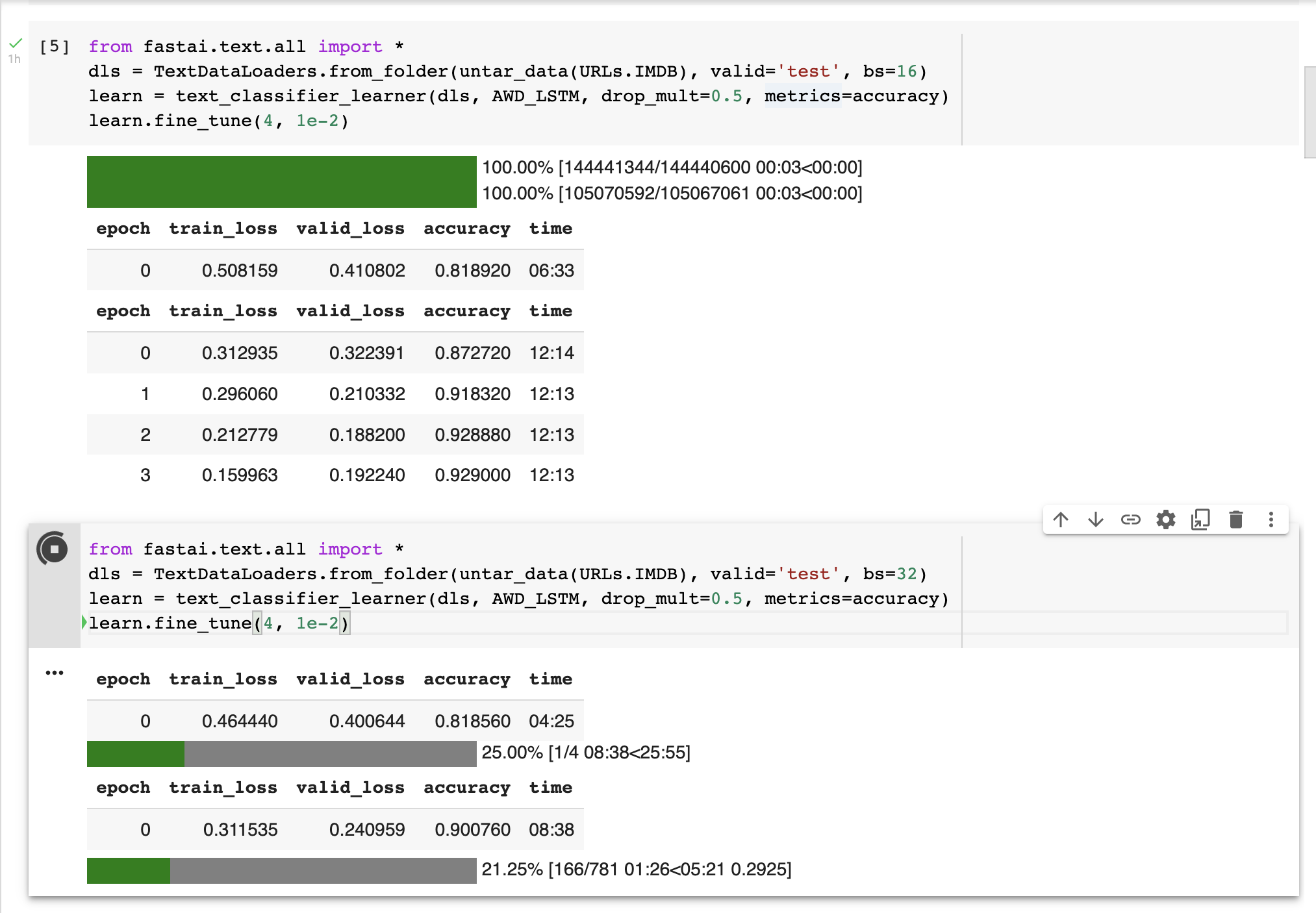 Training AlphaZero in Google Colab