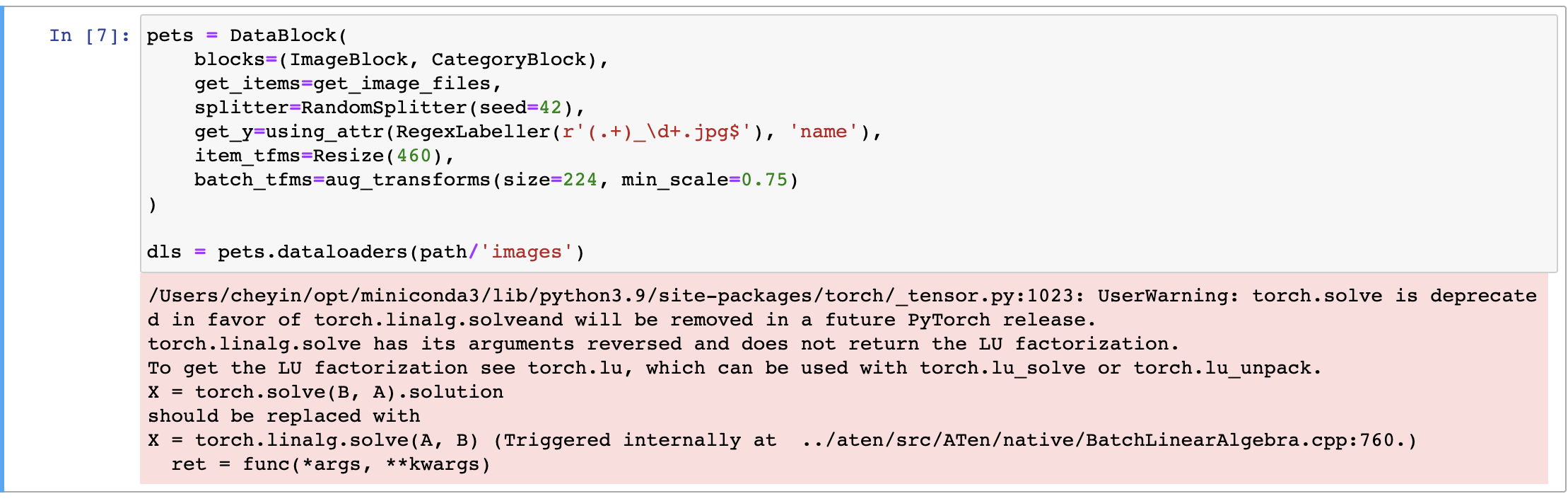 PyTorch deprecated warning - Part 1 (2020) - fast.ai Course Forums
